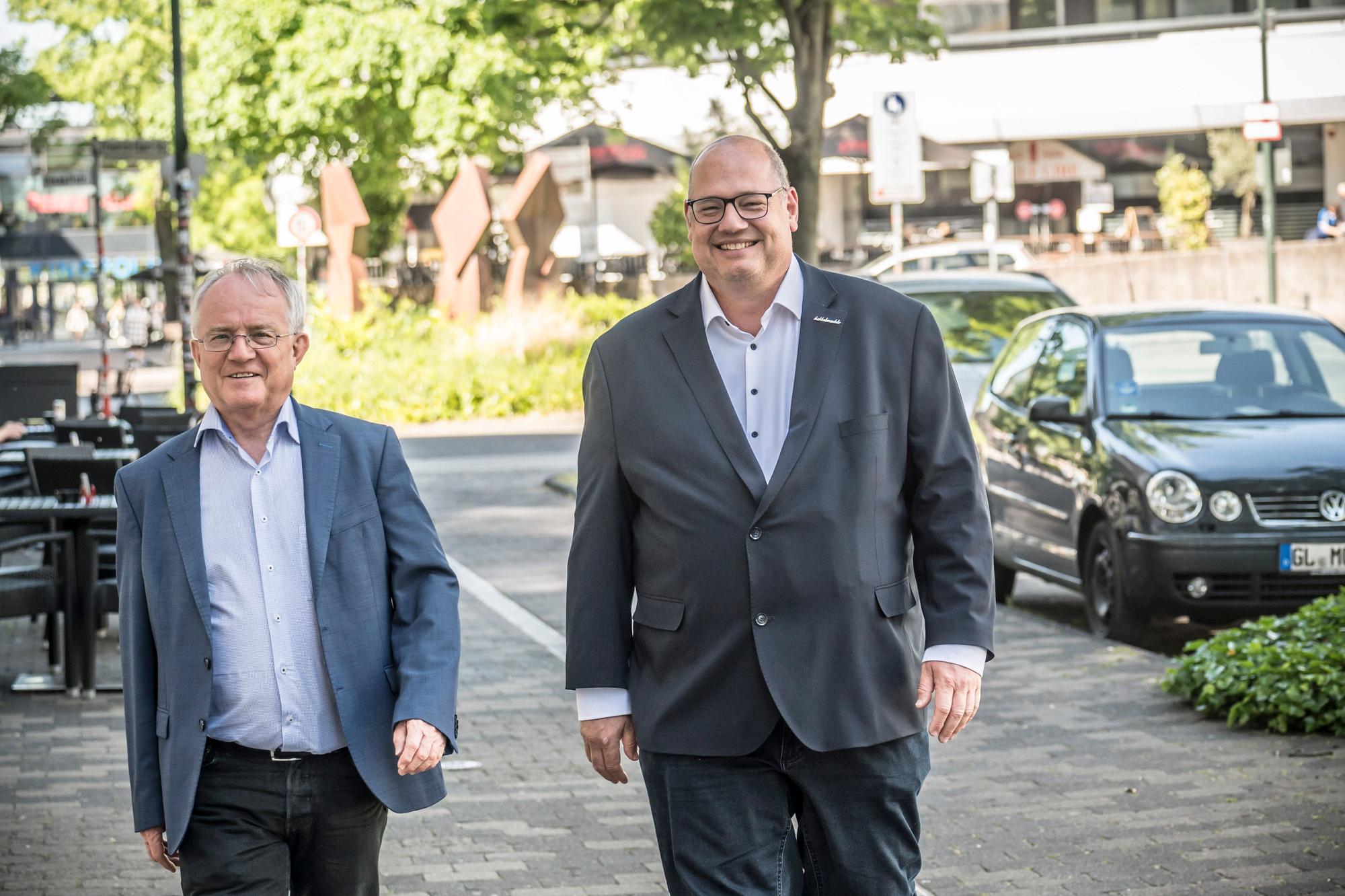 Rüdiger Scholz und Stefan Hebbel führen Partei und Fraktion in der Leverkusener CDU.