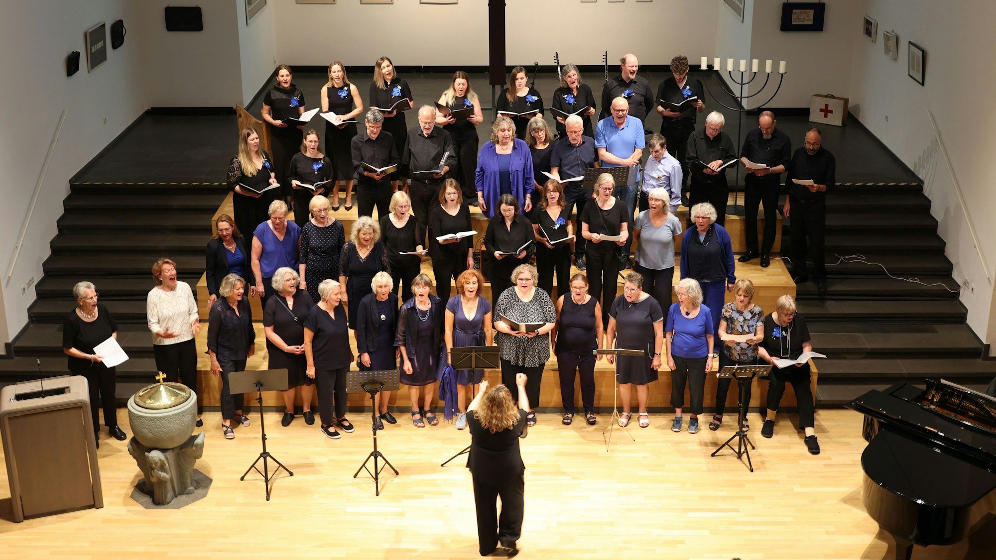 Alle Chöre sangen am Ende gemeinsam.