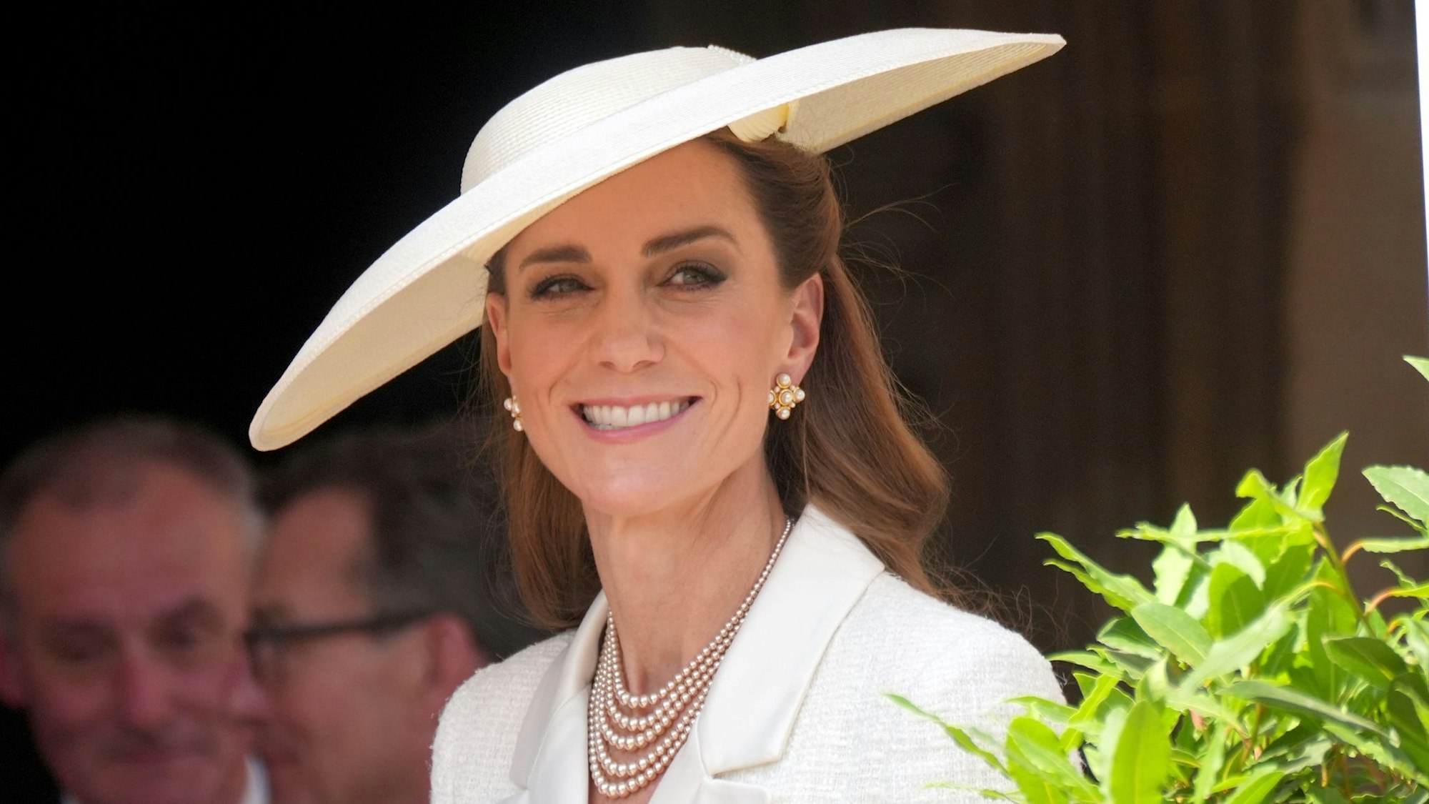 Im vergangenen Jahr hatte Kate gefehlt, jetzt strahlte sie als Zuschauerin.