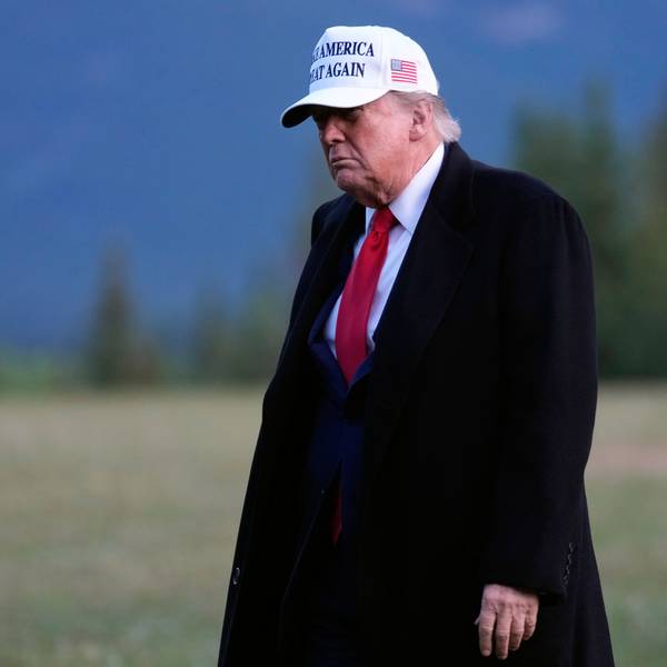 US-Präsident Donald Trump trifft beim G7-Gipfel in Kananaskis ein.
