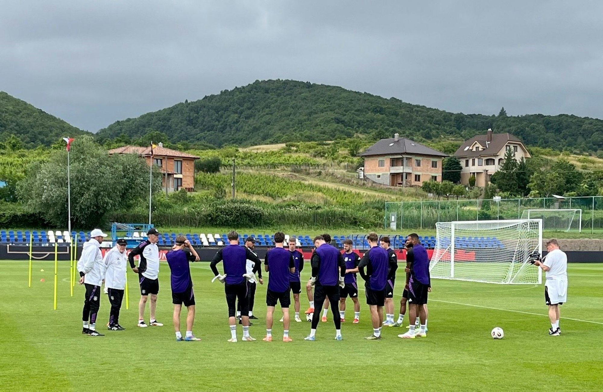Die deutsche U21 trainierte am Montag nur mit einem Teil des Teams.