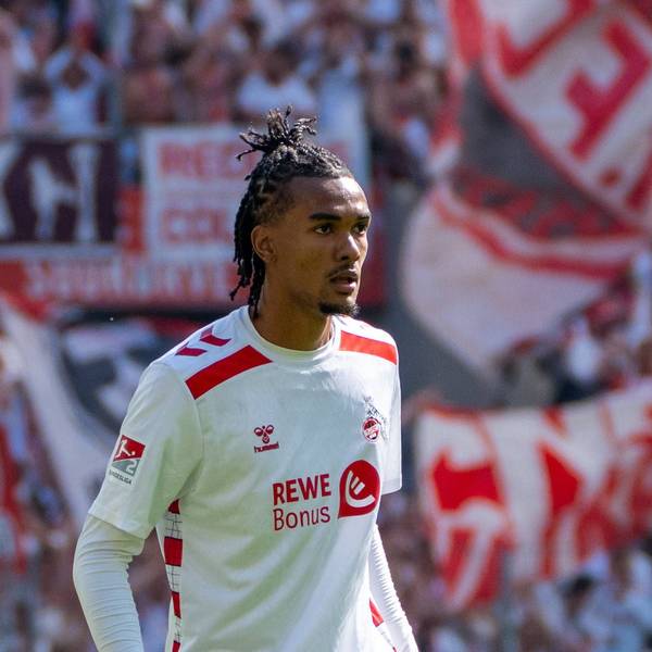 Damion Downs beim Saisonfinale mit dem 1. FC Köln gegen Kaiserslautern.