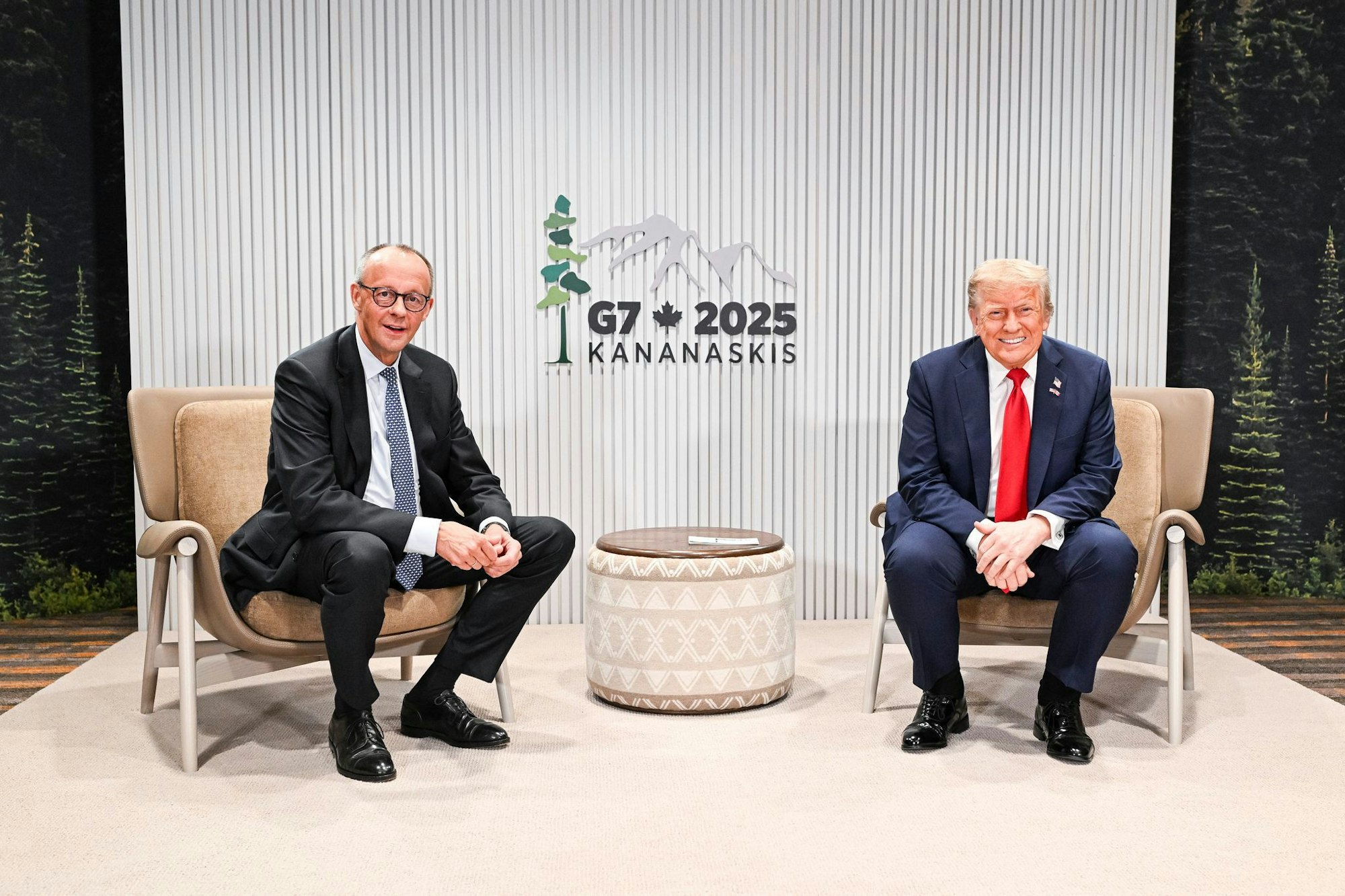 Vorletzte Woche trafen sich die beiden im Oval Office, jetzt sehen sie sich in den Rocky Mountains wieder.