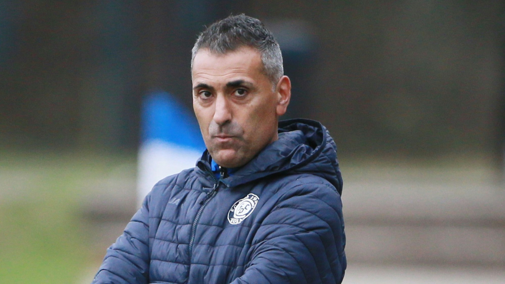 FC Pesch vs. Viktoria Arnoldsweiler Fußball Herren Verbandsliga Mittelrhein Trainer Ali Meybodi (Pesch) 08.12.2019 Herbert Bucco