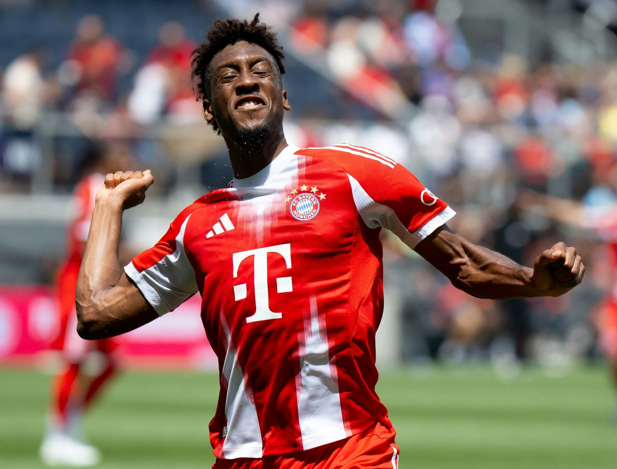 Kingsley Coman traf doppelt. Sein 1:0 geht als Premierentreffer in die Geschichte der reformierten Club-WM ein.