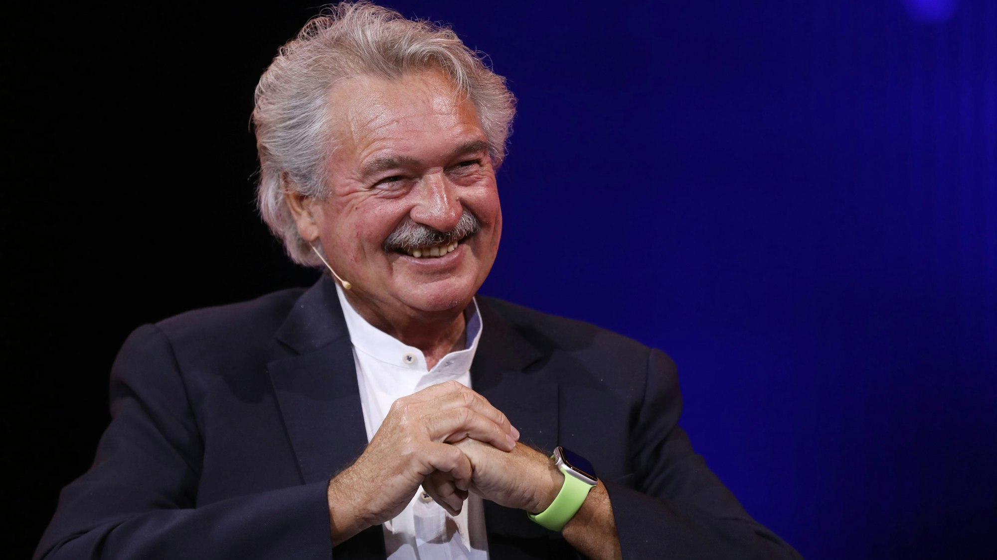 Jean Asselborn im Kölner Tanzbrunnen zur lit.Cologne 2021