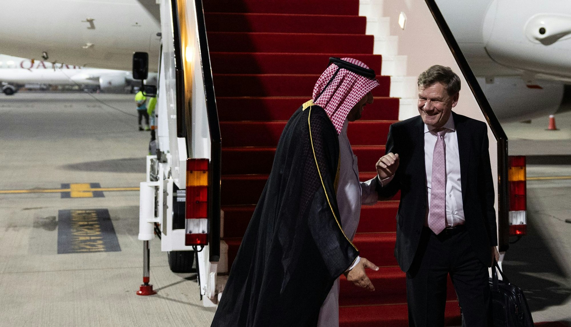 Außenminister Johann Wadephul (CDU) auf Vermittlungsmission im Golfemirat Katar. (Archivbild)