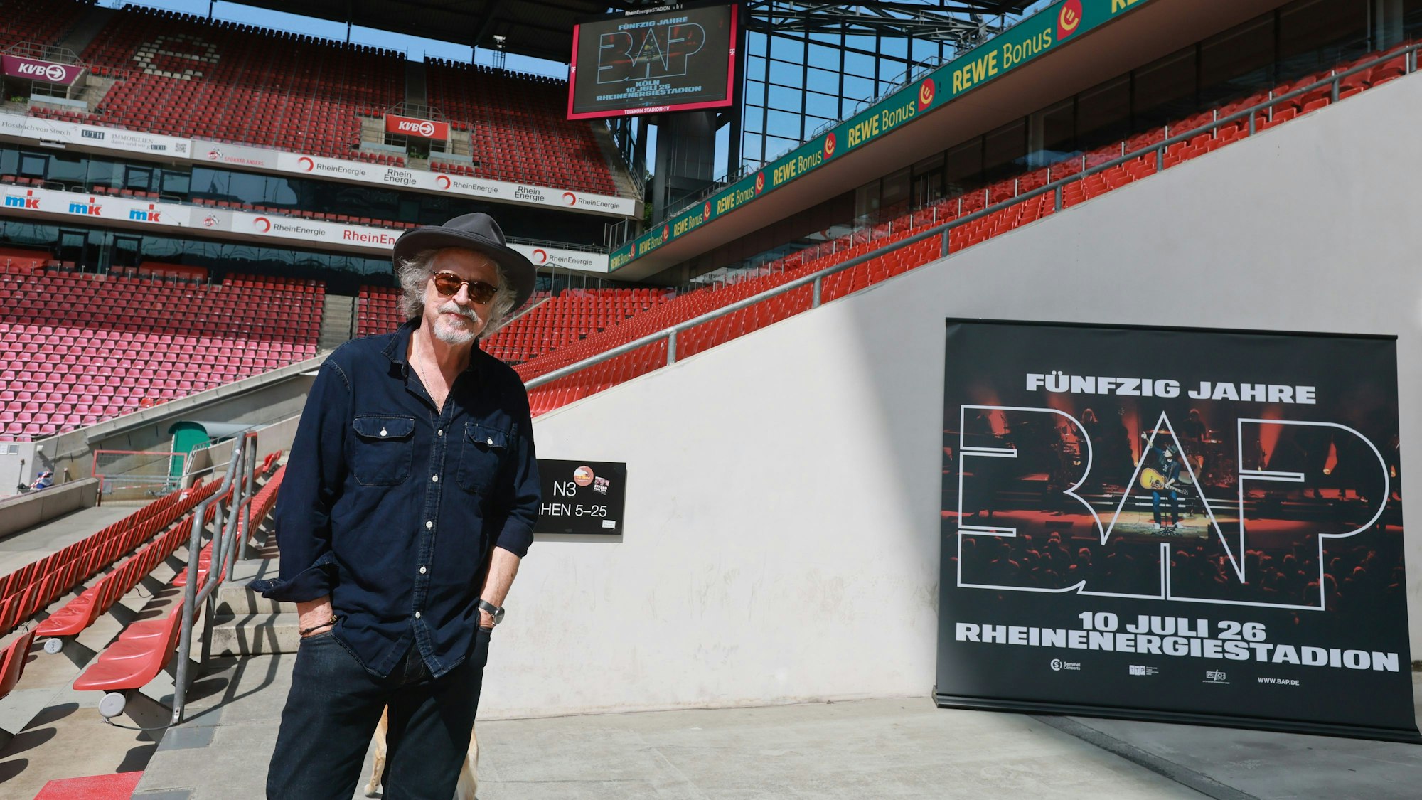 Pressekonferenz mit Wolfgang Niedecken zum Stadionkonzert mit Bap, 17.06.2025, Bild: Herbert Bucco