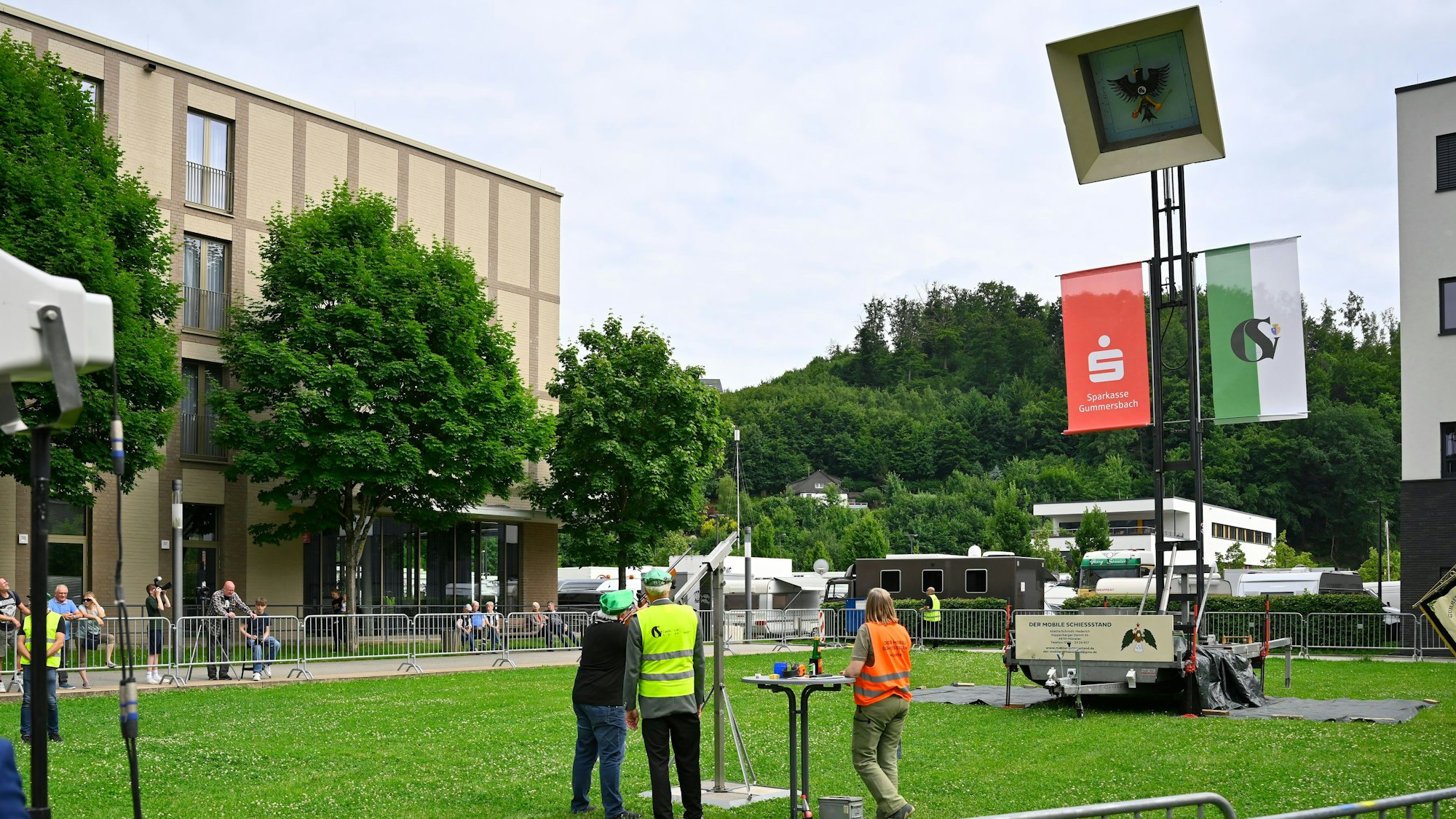 Der neue Schießstand.