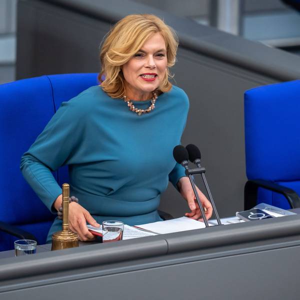 Bundestagspräsidentin Julia Klöckner (CDU) spricht im Bundestag. (Archivbild)