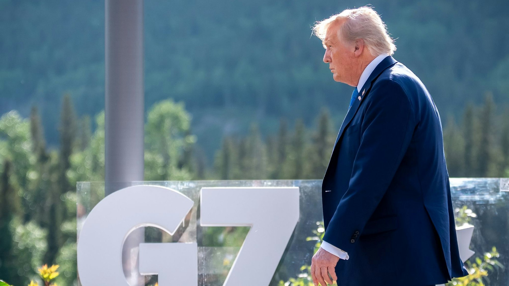 Trump hat mit seiner Abreise den G7-Gipfel völlig durcheinander gewirbelt.