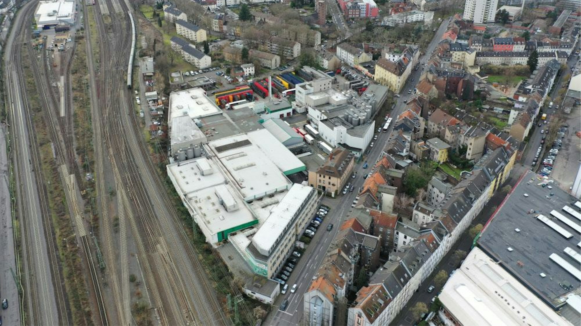 So sieht das Areal von oben aus.