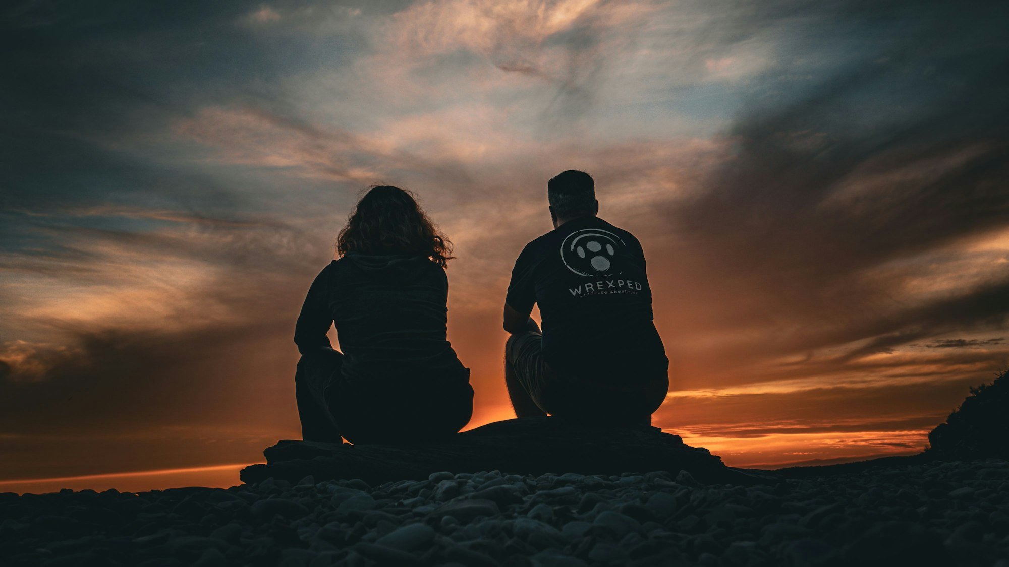 In Griechenland genossen die Ebkens den Sonnenuntergang.