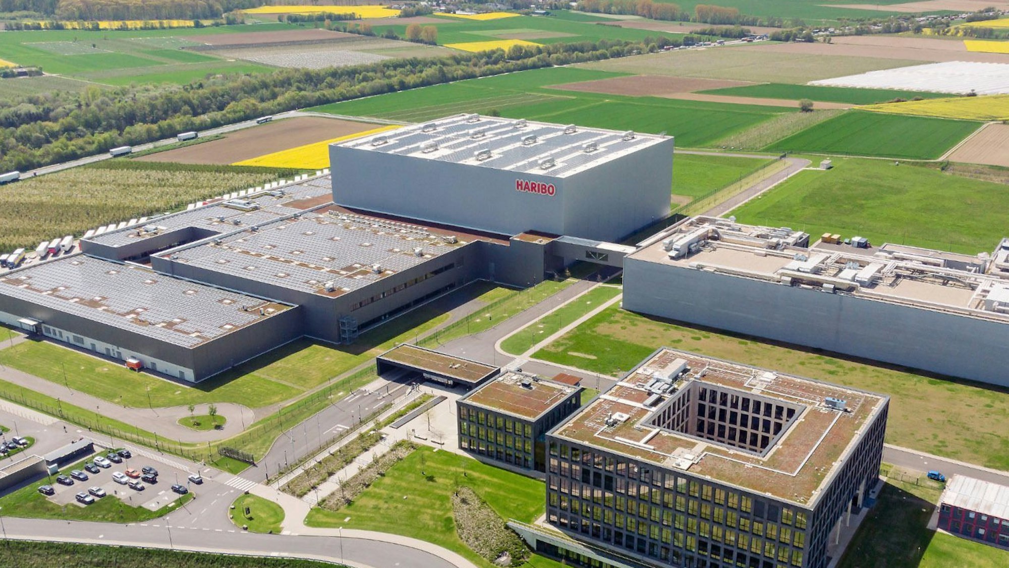 Die Haribo Unternehmenszentrale in Grafschaft.