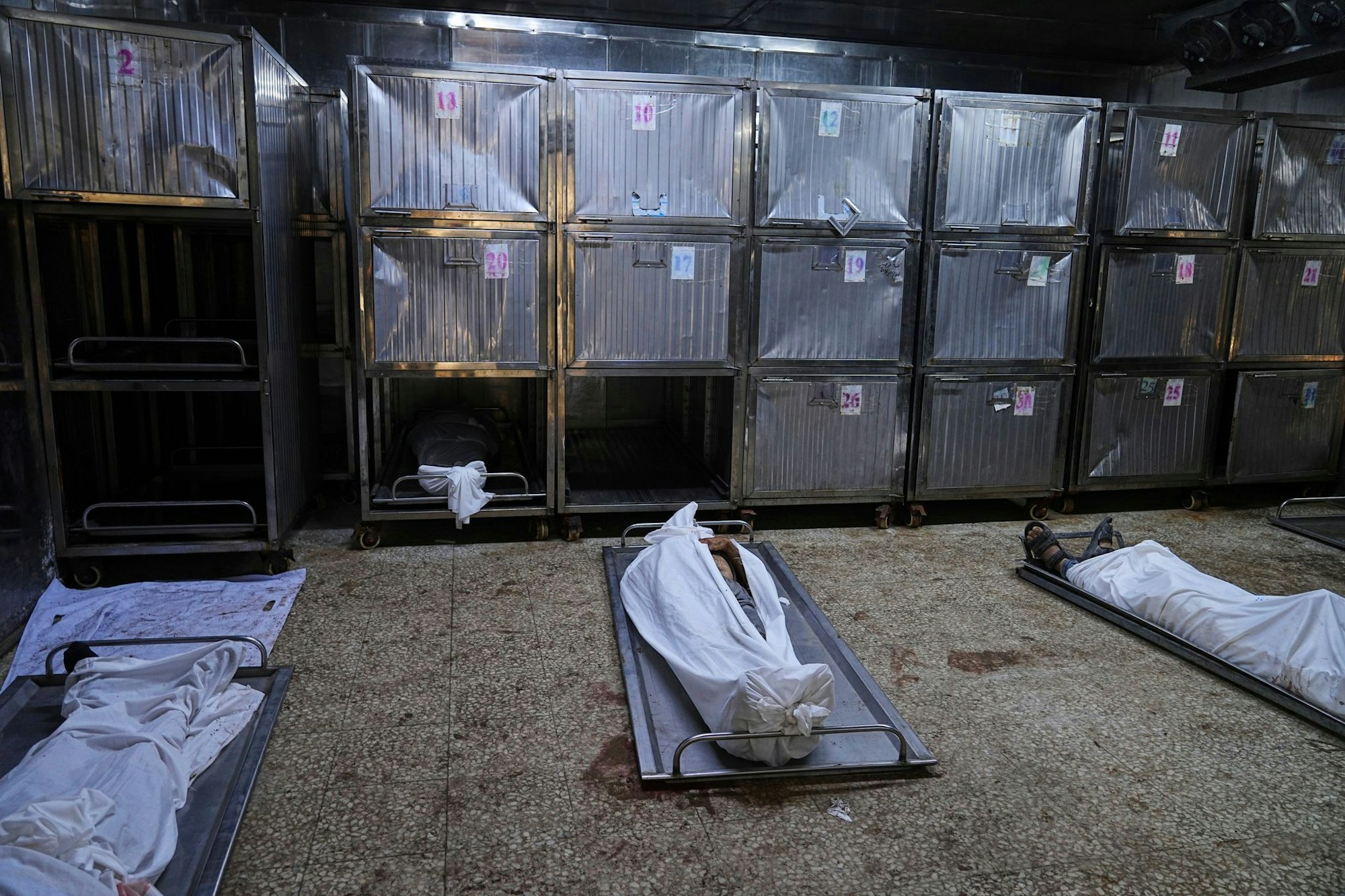 Aus dem Gazastreifen hat es erneut Berichte über Dutzende Tote gegeben.