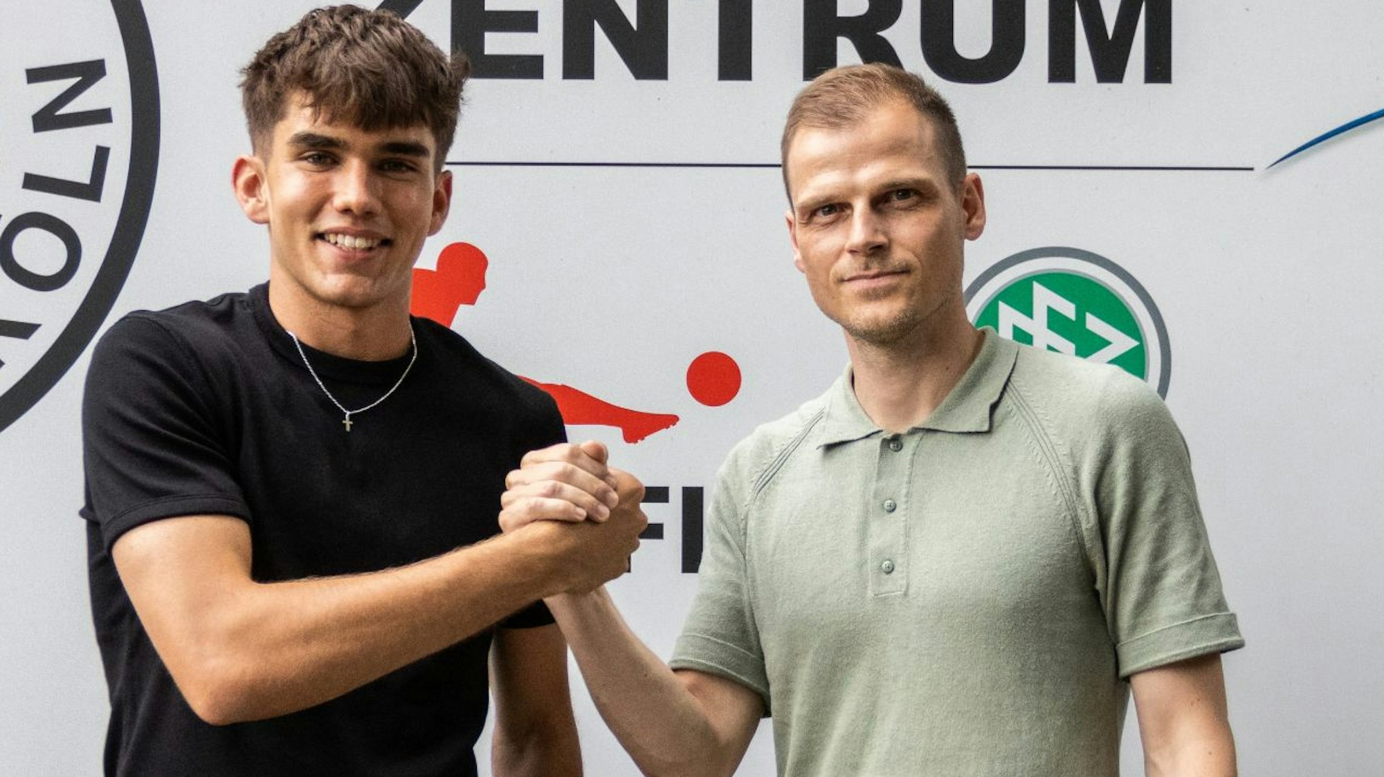 Oskar Hill und Till Mester von Viktoria Köln.