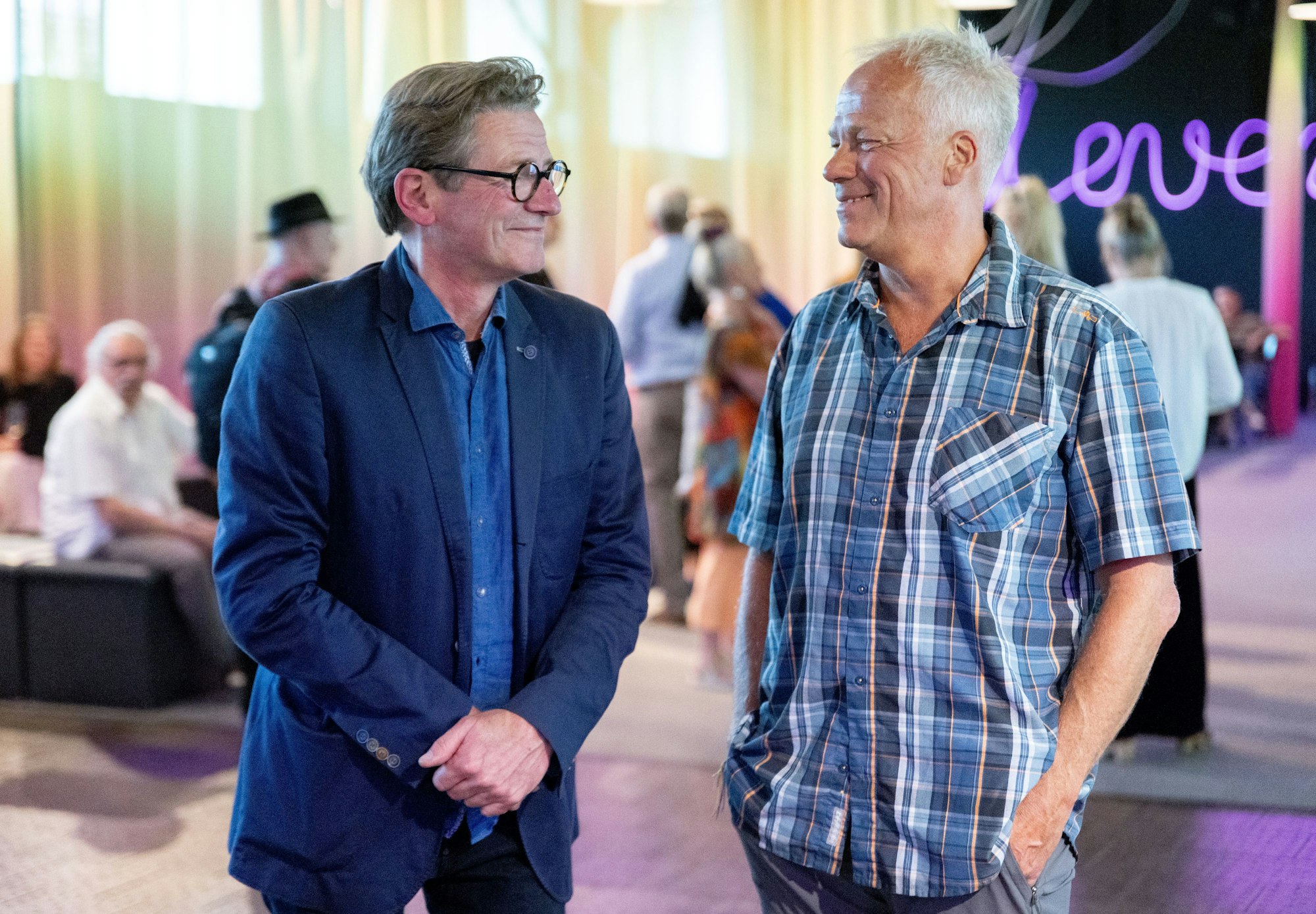 André Gladbach von Gladbach Bauplanung GmbH mit Odonien Betreiber Odo Rumpf