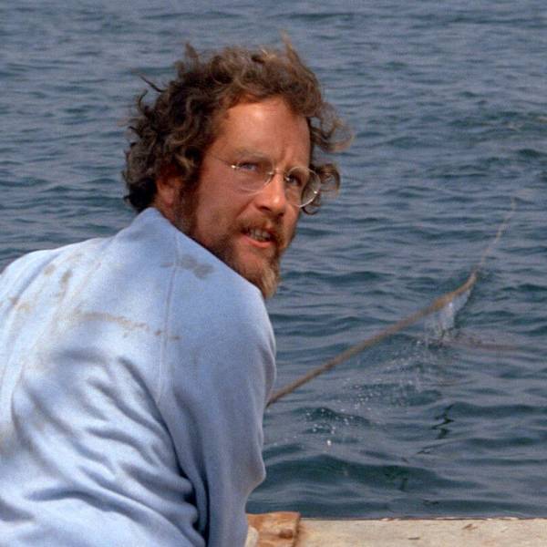 Richard Dreyfuss als Matt Hooper in einer Szene des Films "Der weiße Hai" (1975). «Jaws», so der Originaltitel, war damals der bis dato erfolgreichste Kinofilm und gilt als Geburtsstunde des Sommer-Blockbusters.