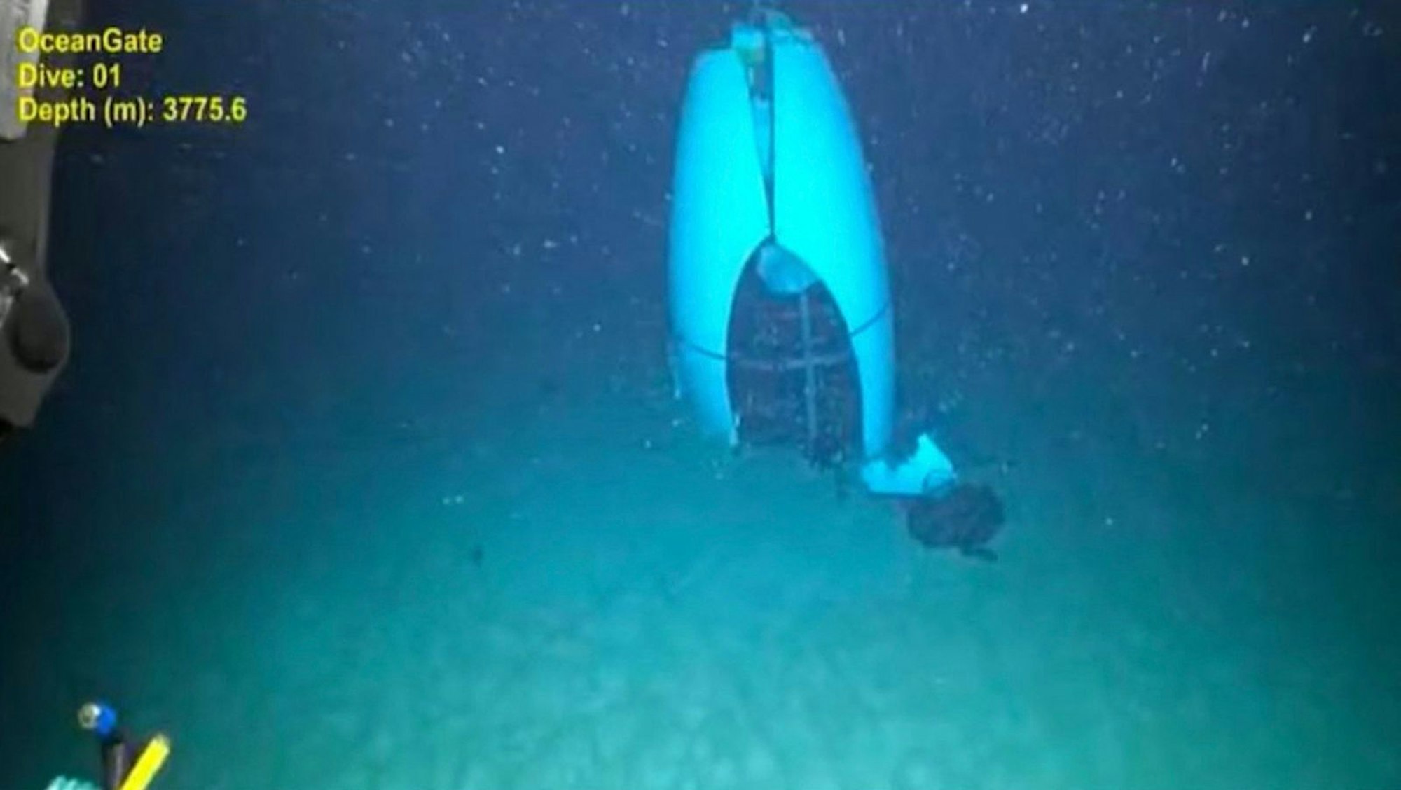 Am 22. Juni 2023 wurden nach einer fünftägigen Suchaktion die Trümmer des Tauchboots Titan auf dem Meeresboden vor der Küste Neufundlands entdeckt, weniger als 500 Meter vom Bug der „Titanic“ entfernt. (Bild: ZDF / ZDF)