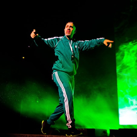 Bushido bei seinem Konzert in der Lanxess Arena vergangenes Jahr.