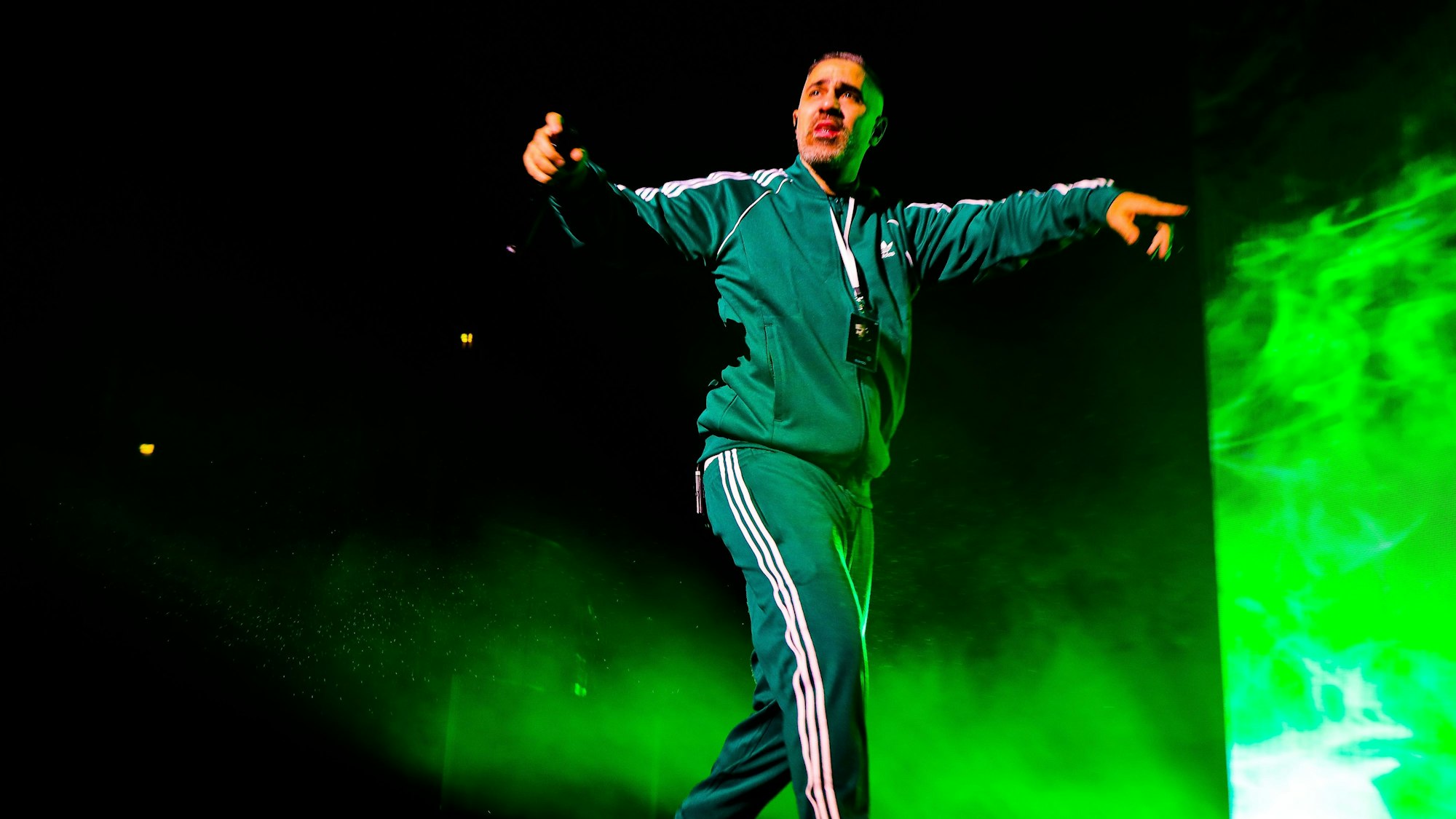 Bushido bei seinem Konzert in der Lanxess Arena vergangenes Jahr.