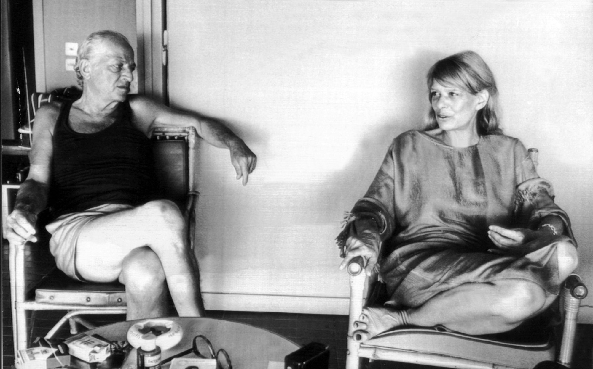 Melina Mercouri und ihr Ehemann, der Regisseur Jules Dassin, im Sommer 1978.