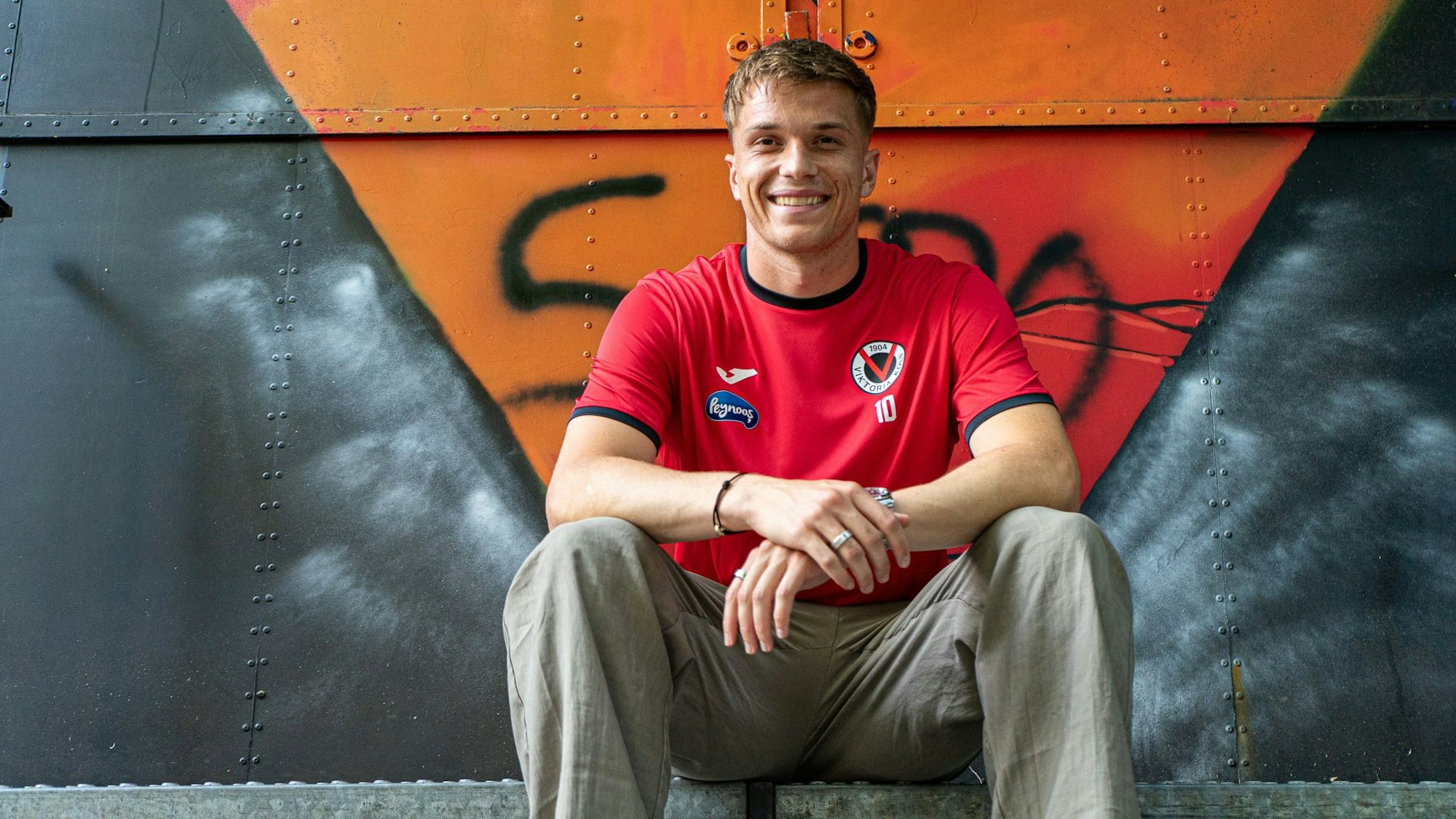 David Otto, neuer Stürmer von Viktoria Köln