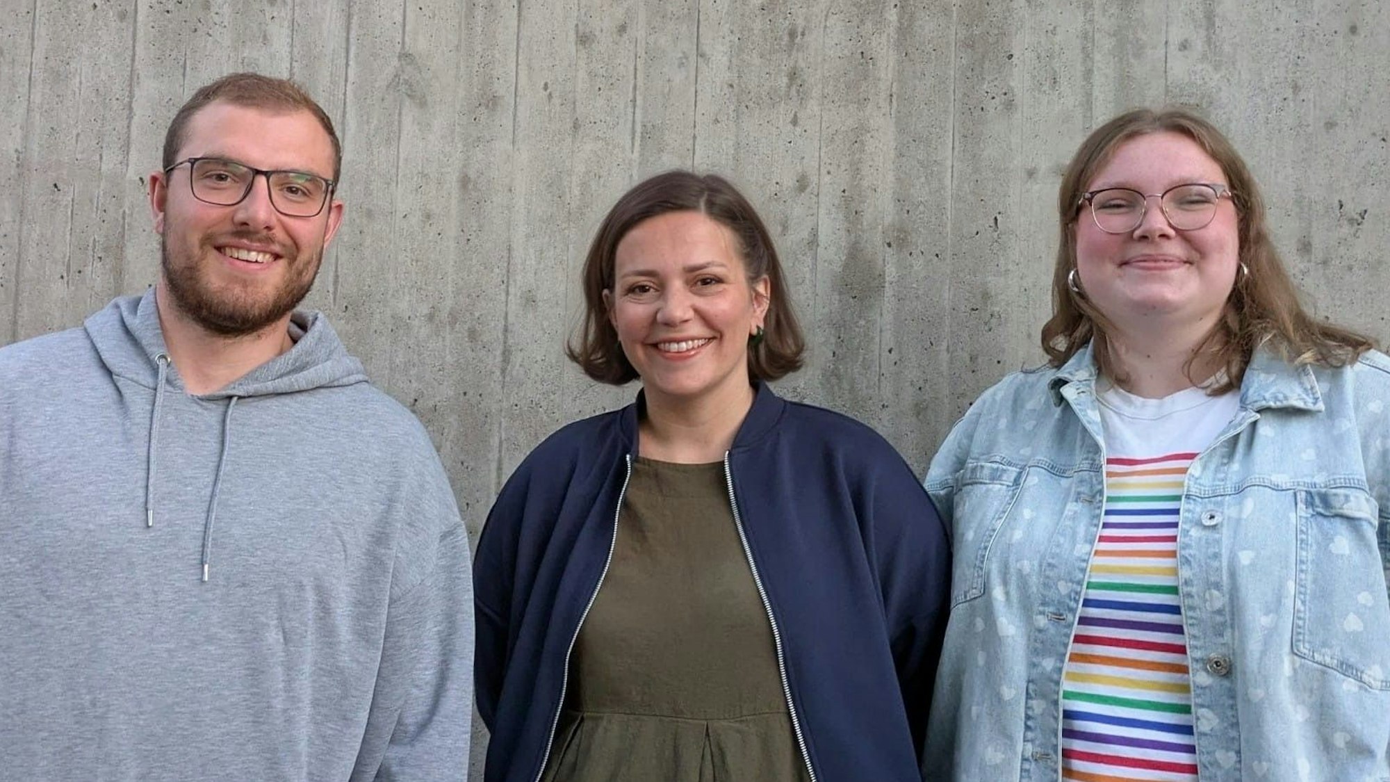 Der Vorstand der Erftstädter SPD: Pavlos Papapostolou (v.l.), Sarah Esser-Stelzer und Ida Görlitz.