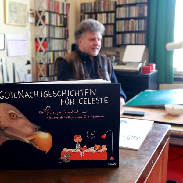 Der Kölner Nikolaus Heidelbach hat die eine Hälfte der Bilder im Jungen Buch für die Stadt gezeichnet.