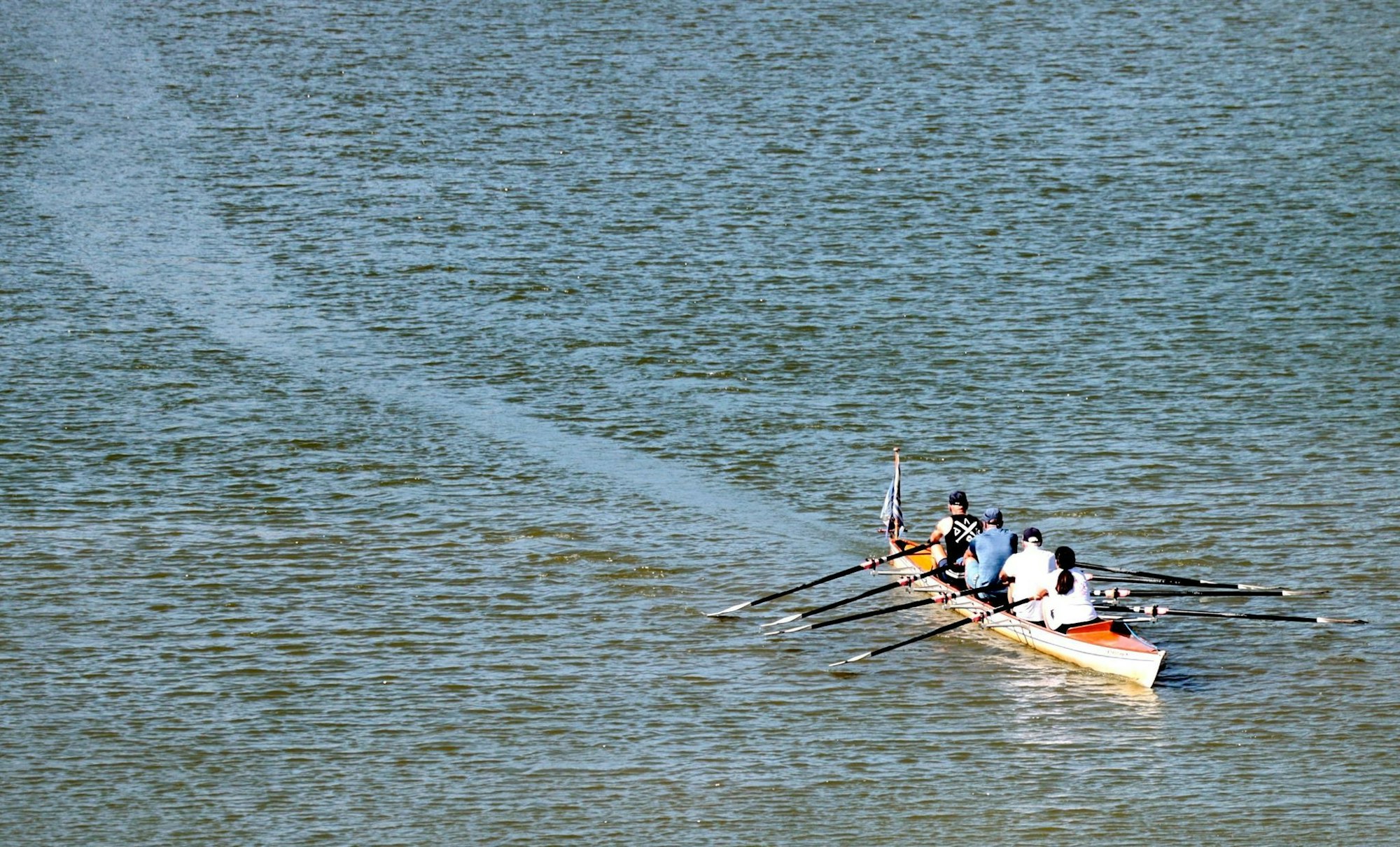 Im Gegensatz zum Rudern kann Schwimmen im Rhein schnell lebensgefährlich werden.