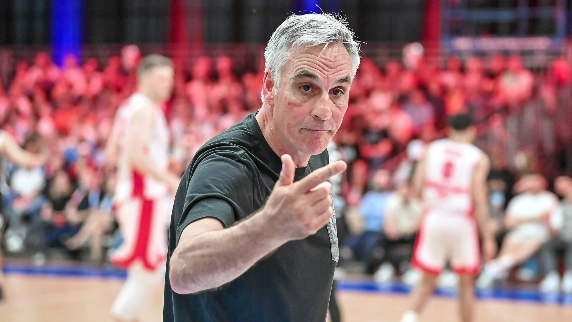 Barmer 2. Basketball Bundesliga ProB: Rheinstars Koeln vs. Dragons Rhöndorf, 12.04.2025 Stephan Baeck Coach RheinStars Koeln, Barmer 2. Basketball Bundesliga ProB: Rheinstars Koeln vs. Dragons Rhöndorf am 12.04.2025 im Motorworld Köln in Koeln Nordrhein-Westfalen *** Barmer 2 Basketball Bundesliga ProB Rheinstars Koeln vs Dragons Rhöndorf, 12 04 2025 Stephan Baeck Coach RheinStars Koeln , Barmer 2 Basketball Bundesliga ProB Rheinstars Koeln vs Dragons Rhöndorf on 12 04 2025 at Motorworld Köln in Koeln Nordrhein Westfalen Copyright: xBEAUTIFULxSPORTS/Mueller-Laschetx