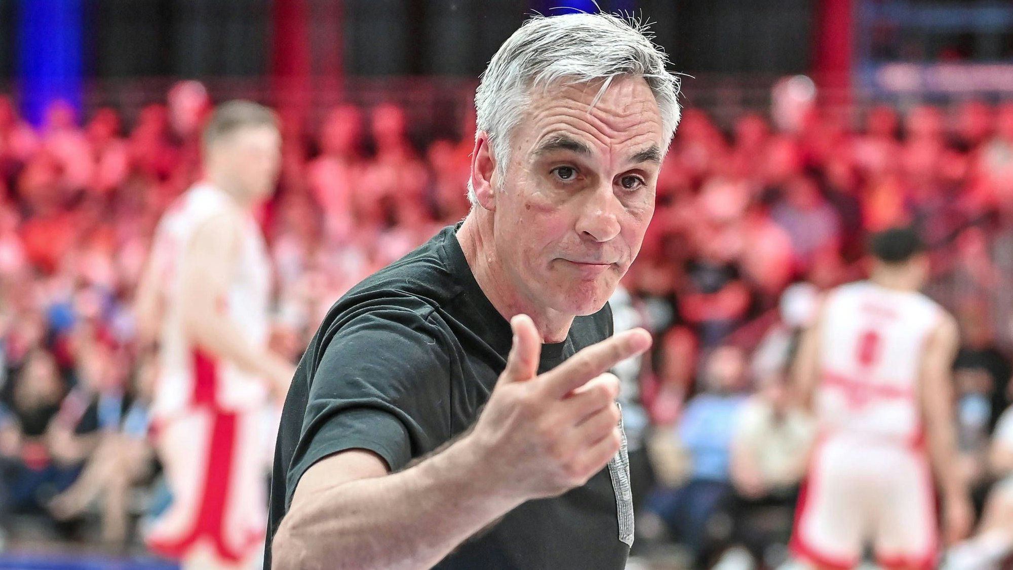 Barmer 2. Basketball Bundesliga ProB: Rheinstars Koeln vs. Dragons Rhöndorf, 12.04.2025 Stephan Baeck Coach RheinStars Koeln, Barmer 2. Basketball Bundesliga ProB: Rheinstars Koeln vs. Dragons Rhöndorf am 12.04.2025 im Motorworld Köln in Koeln Nordrhein-Westfalen *** Barmer 2 Basketball Bundesliga ProB Rheinstars Koeln vs Dragons Rhöndorf, 12 04 2025 Stephan Baeck Coach RheinStars Koeln , Barmer 2 Basketball Bundesliga ProB Rheinstars Koeln vs Dragons Rhöndorf on 12 04 2025 at Motorworld Köln in Koeln Nordrhein Westfalen Copyright: xBEAUTIFULxSPORTS/Mueller-Laschetx