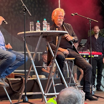 Henning Krautmacher und Werner Nolden auf der Bühne