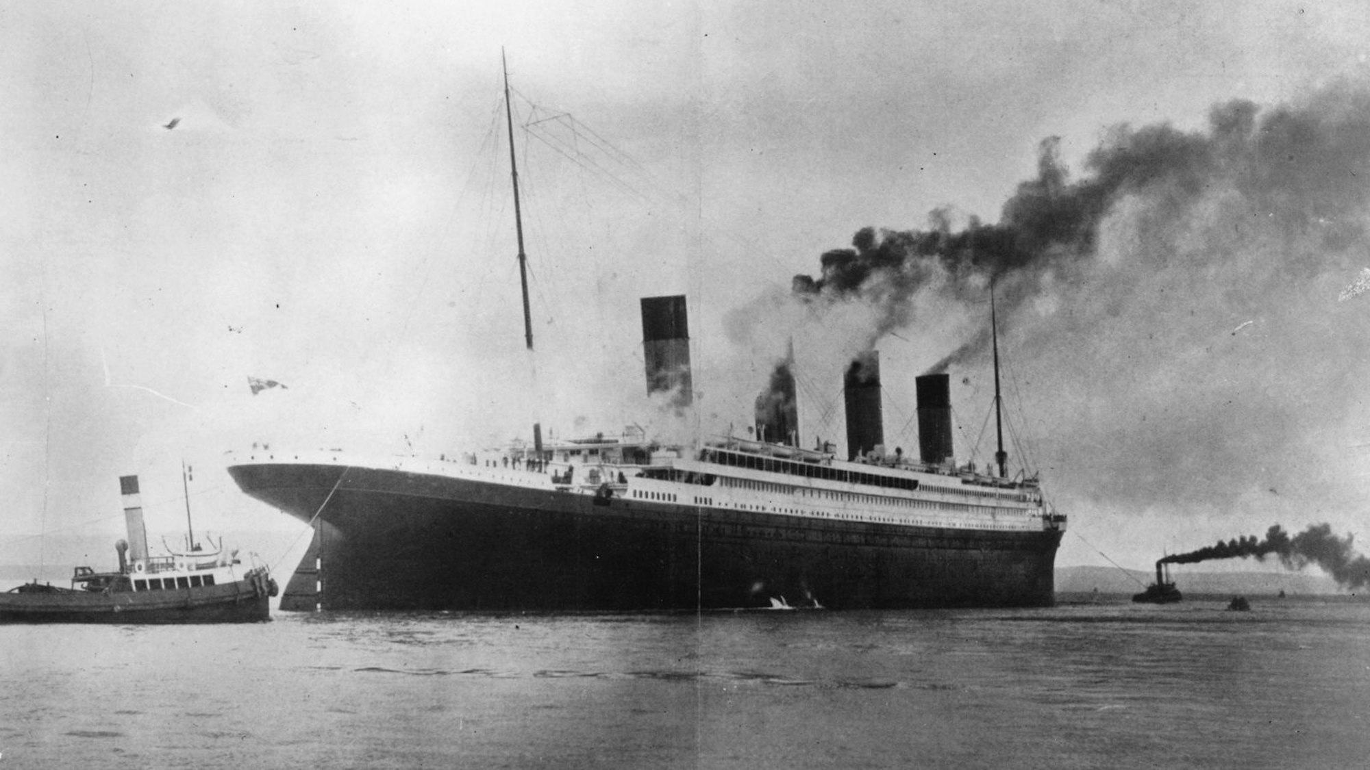 Die Aufnahme zeigt die Titanic im Jahr 1912 vor ihrem Untergang. (Bild: Topical Press Agency)