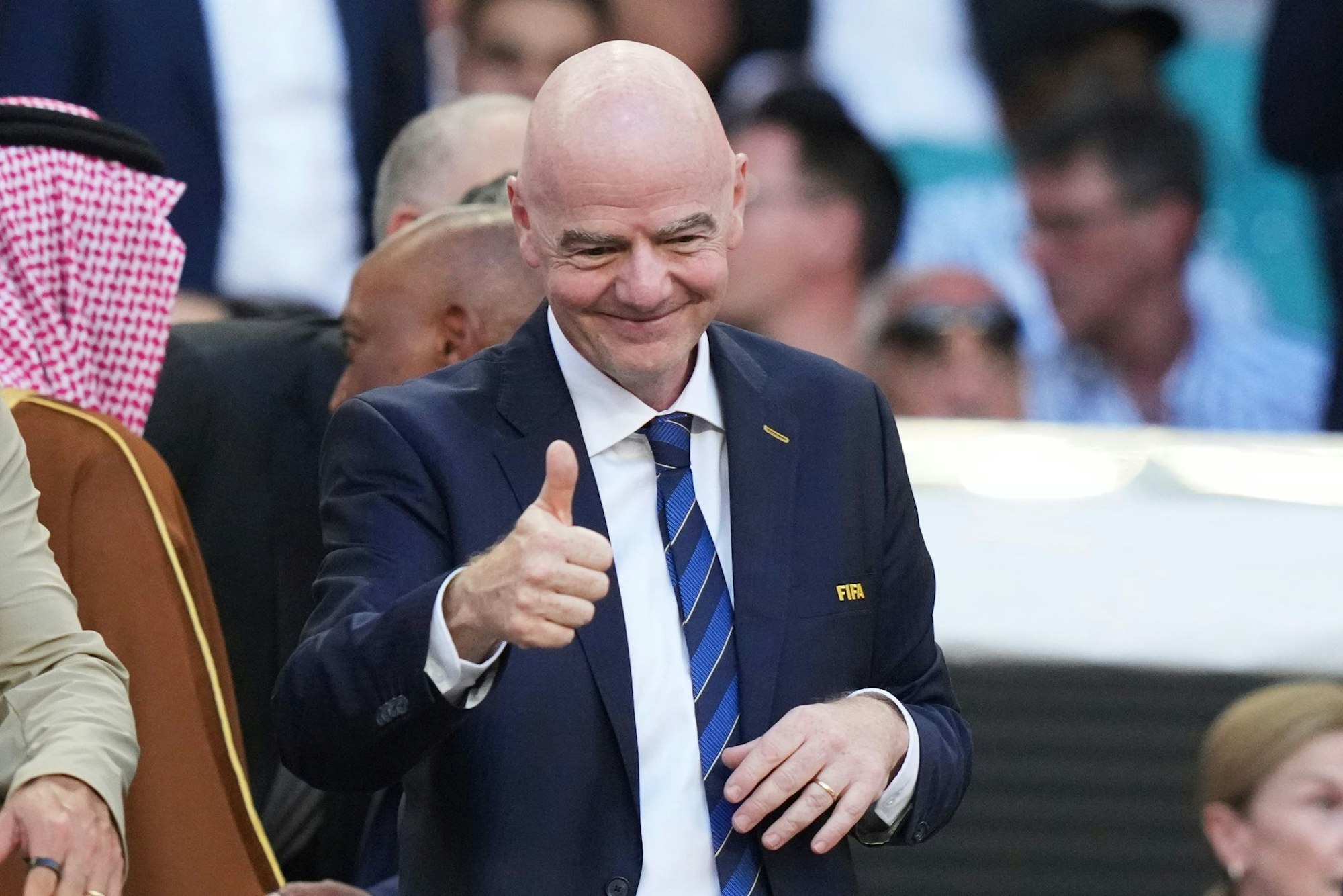 FIFA-Präsident Gianni Infantino sieht glänzende Perspektiven für den Fußball in den USA.