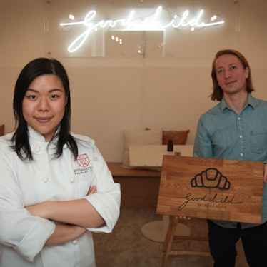 23.08.2021, Köln: Thi Bich Dao Nguyen und Marvin Lausberg betreiben das Goodchild ein Patisserie und Cafe. Foto: Arton Krasniqi