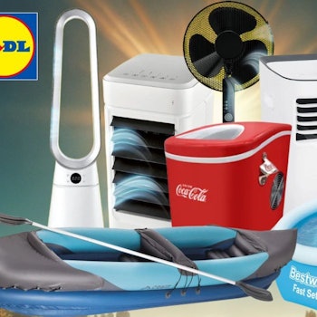 Auf dem Bild sind mehrere Produkte zu sehen, die für eine ordentliche Abkühlung sorgen!