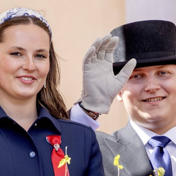 Prinzessin Ingrid Alexandra und Prinz Sverre Magnus am Nationalfeiertag.