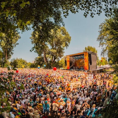 Blick auf das Gelände von „Jeck im Sunnesching“.