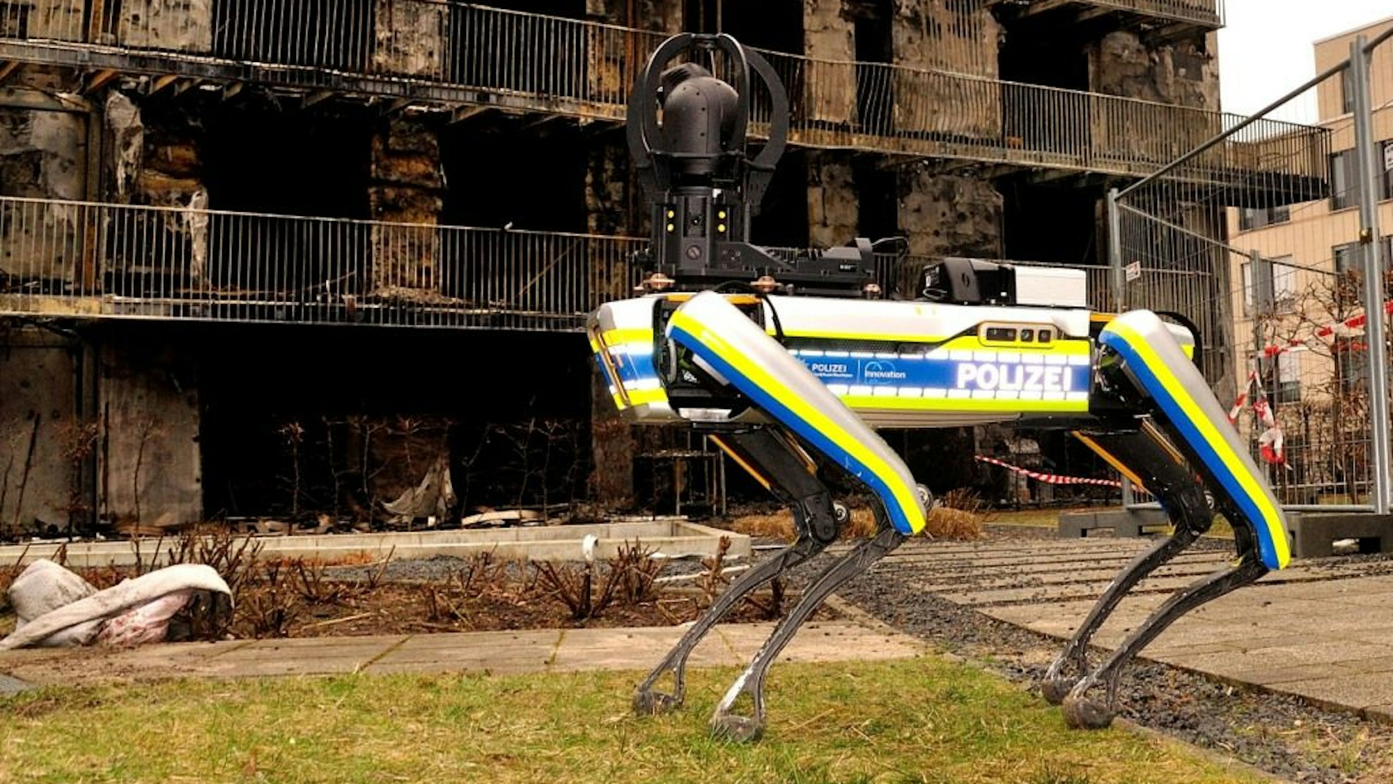 Der Roboterhund Spot der Polizei NRW