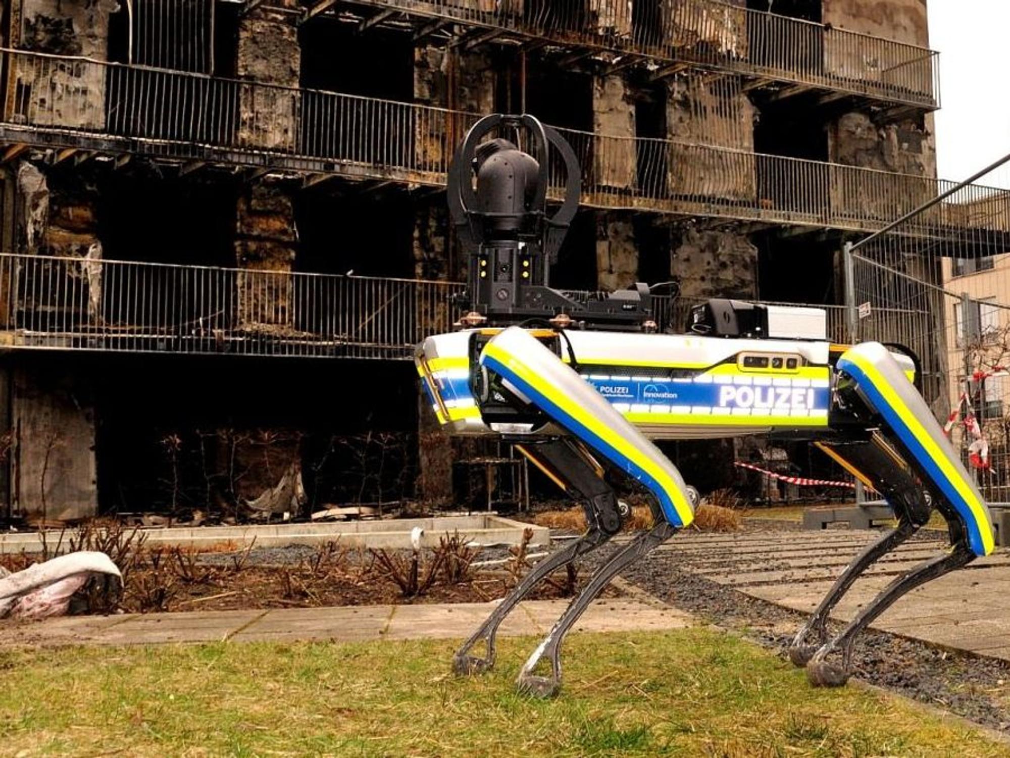 Der Roboterhund Spot der Polizei NRW