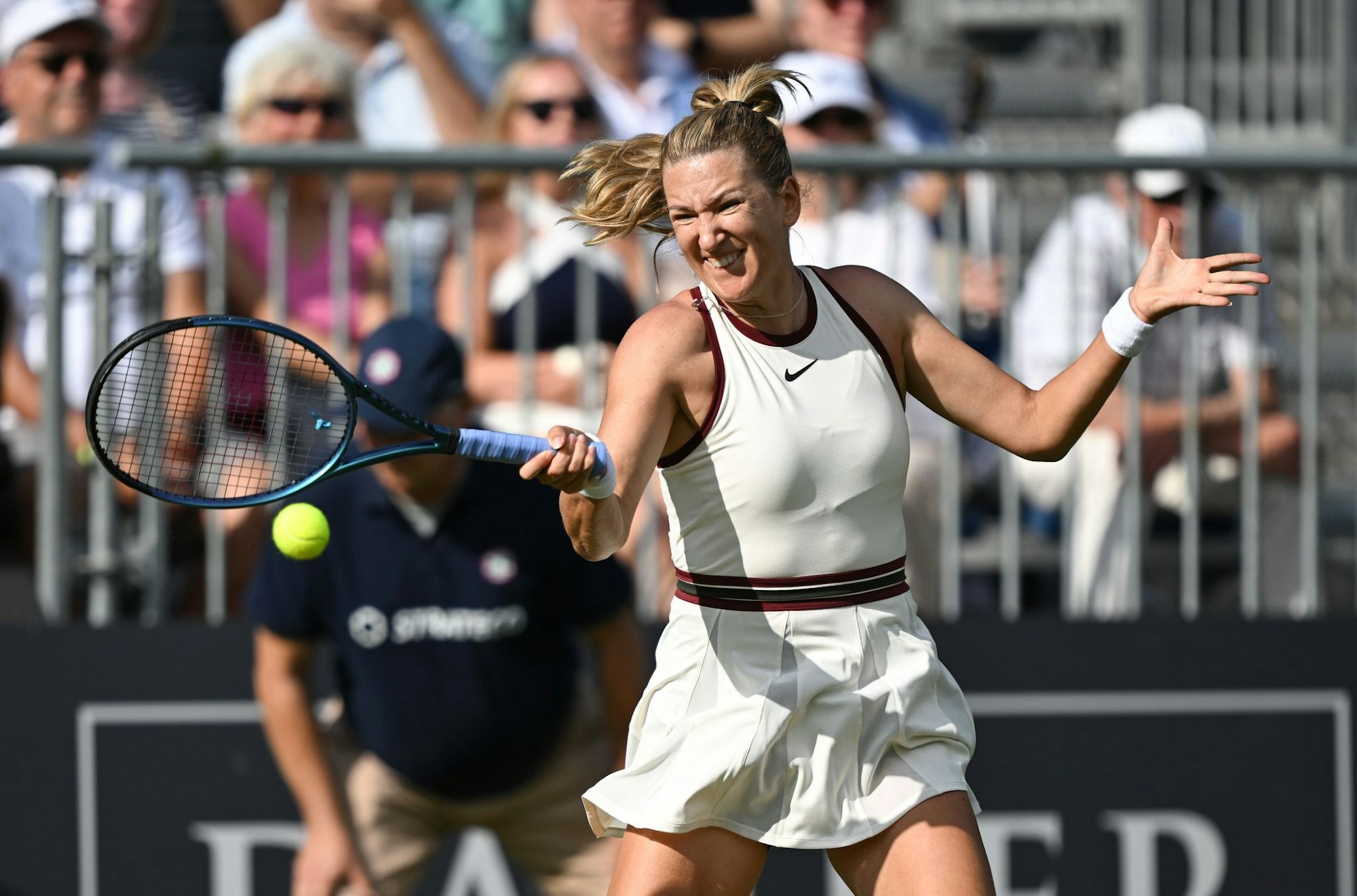 Viktoria Asarenka musste vor ihrem Hauptrunden-Auftritt gegen Laura Siegemund durch die Qualifikation.