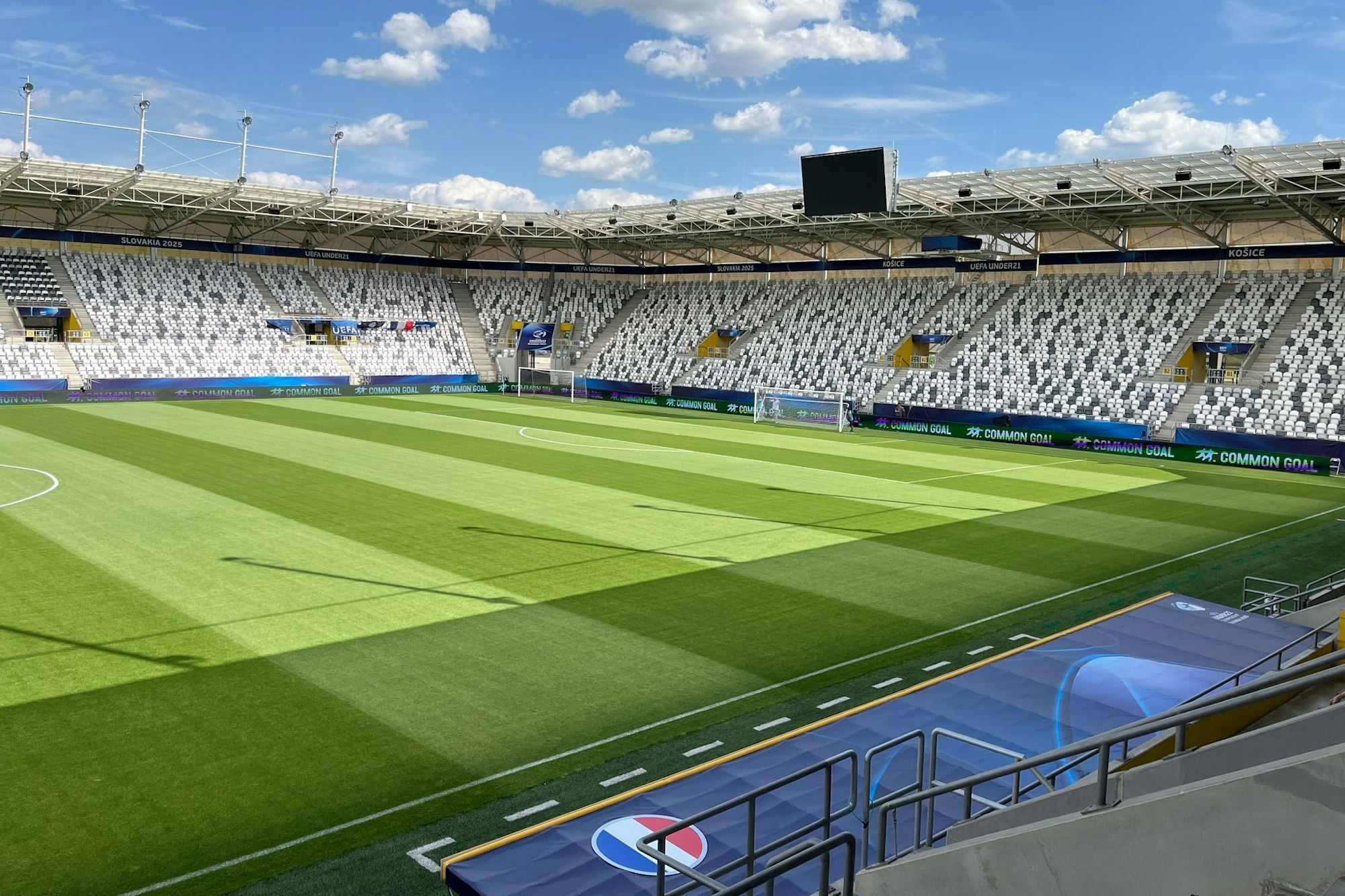 Hier wird am Mittwoch gespielt: Das Stadion in Kosice.
