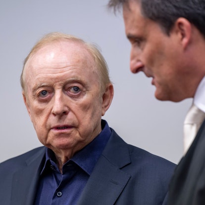 Alfons Schuhbeck mit seinem Anwalt Norbert Scharf.