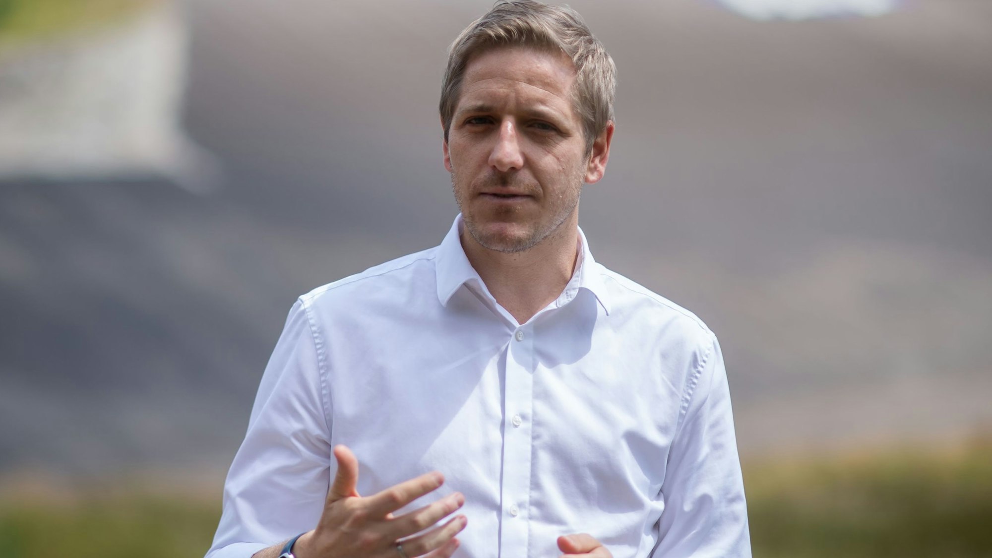 Markus Ramers während eines Gesprächs.