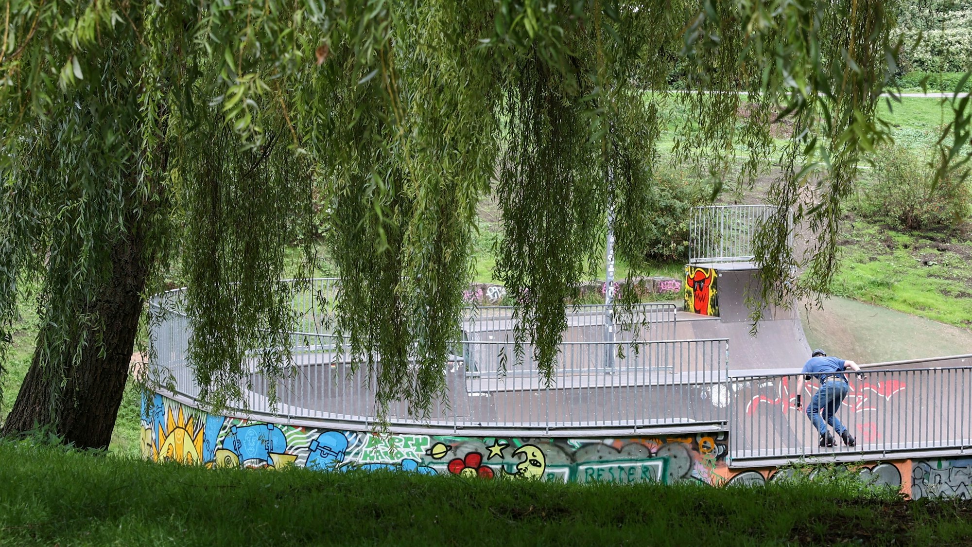 13.08.2023
Köln:
Inline auf der Lohserampe in Nippes
Grüngürtel . (Archivbild)