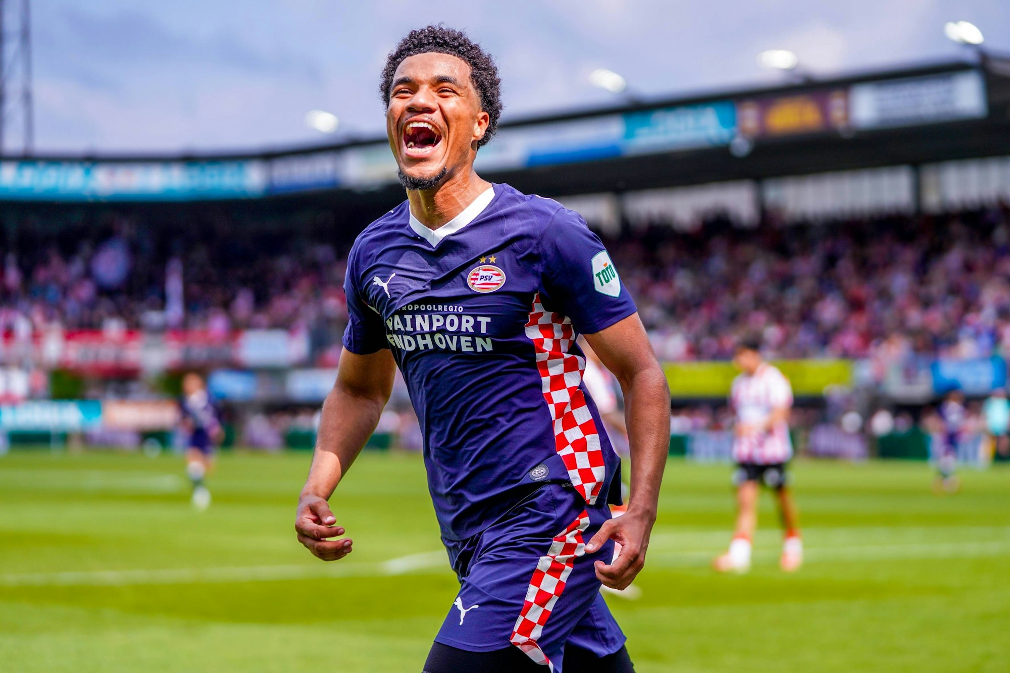 ROTTERDAM , 18-05-2025 , Stadium Het Kasteel , Season 2024 / 2025 , Football , Eredivisie . Match between Sparta and PSV . PSV player Malik Tillman Sparta - PSV PUBLICATIONxNOTxINxNED x29347423x Copyright: