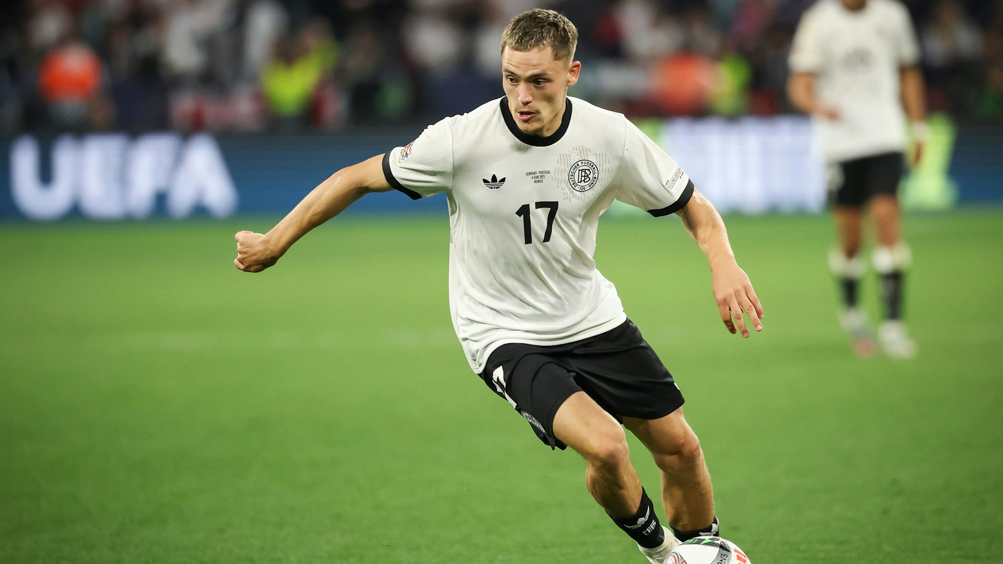 Deutschlands Florian Wirtz in Aktion.