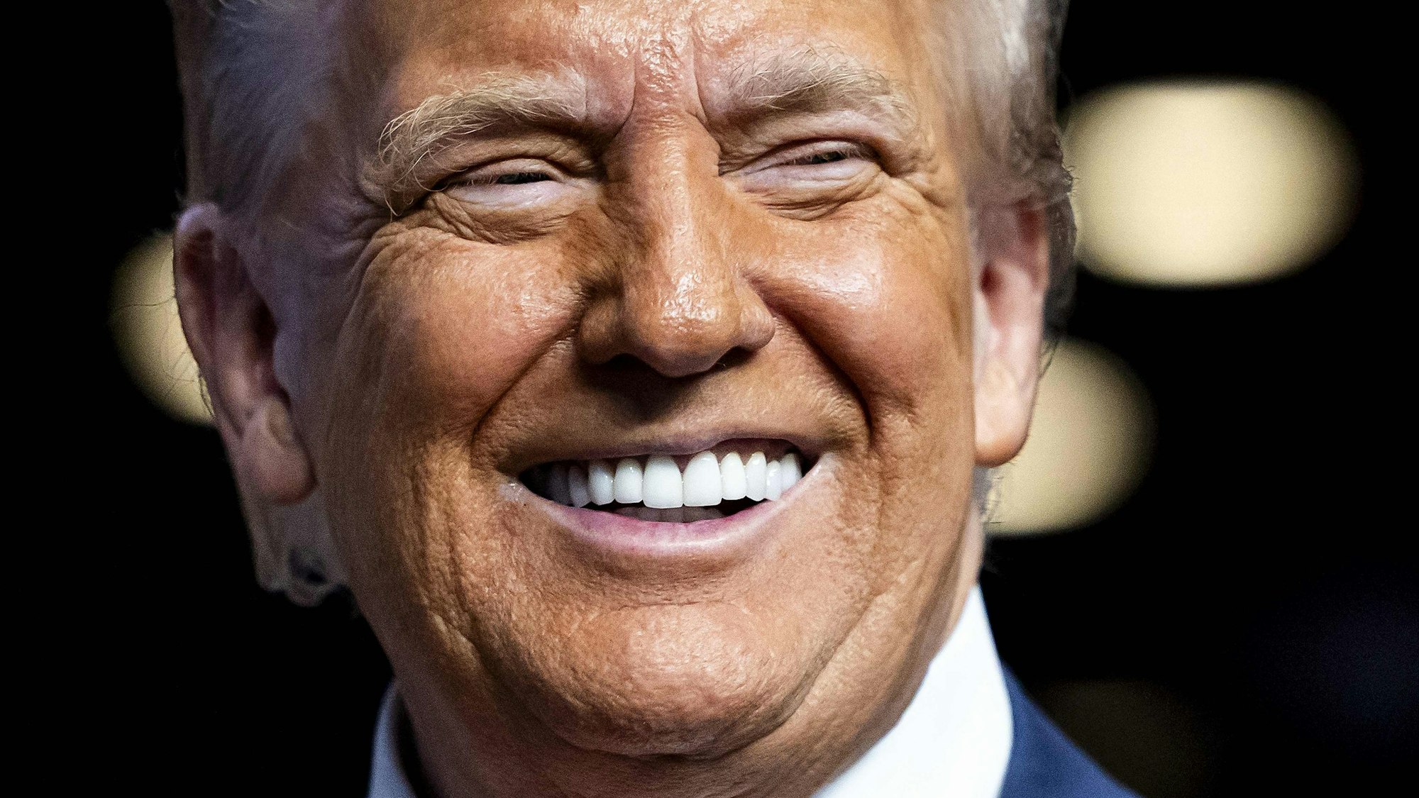 US President Donald Trump attends a plenary session of the North Atlantic Treaty Organization (NATO) Heads of State and Government summit in The Hague, on June 25, 2025. NATO leaders hold a two-day summit on June 24 and 25 in The Hague. (Photo by Remko de Waal / ANP / AFP) / Netherlands OUT