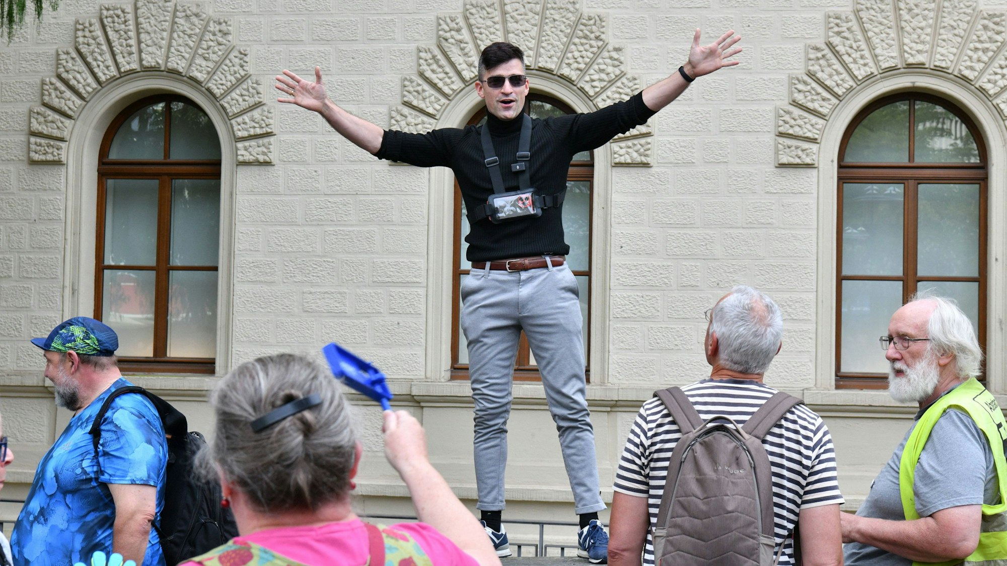 Martin Sellner in Saarbrücken, August 2024.